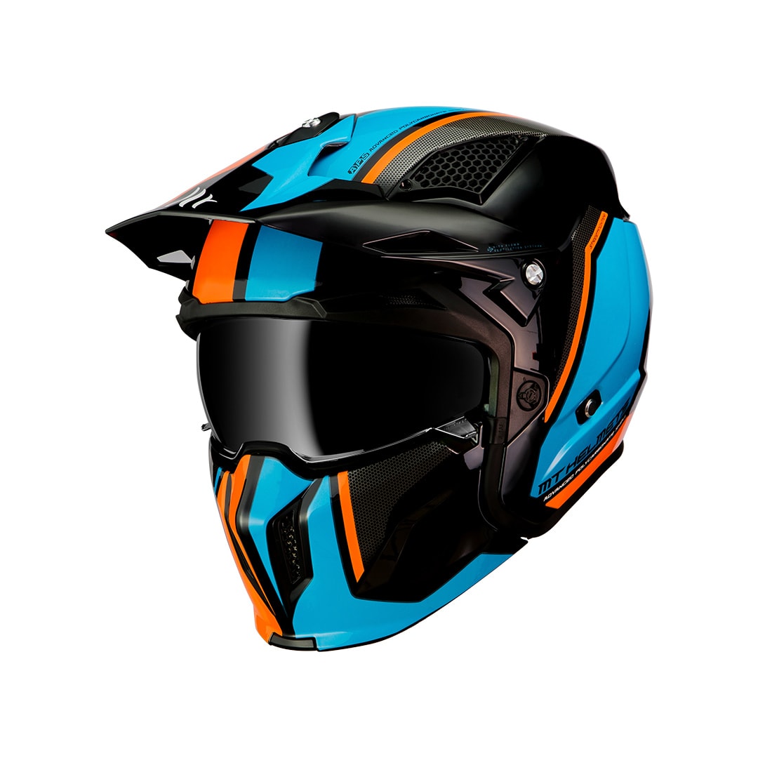 CASCO MT STREETFIGHTER SV TWIN A4 NARANJA/FLUOR BRILLO1
