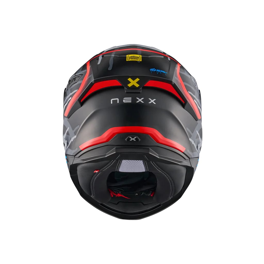 NEXX CASCO Y.100R URBANGRAM NEGRO ROJO3