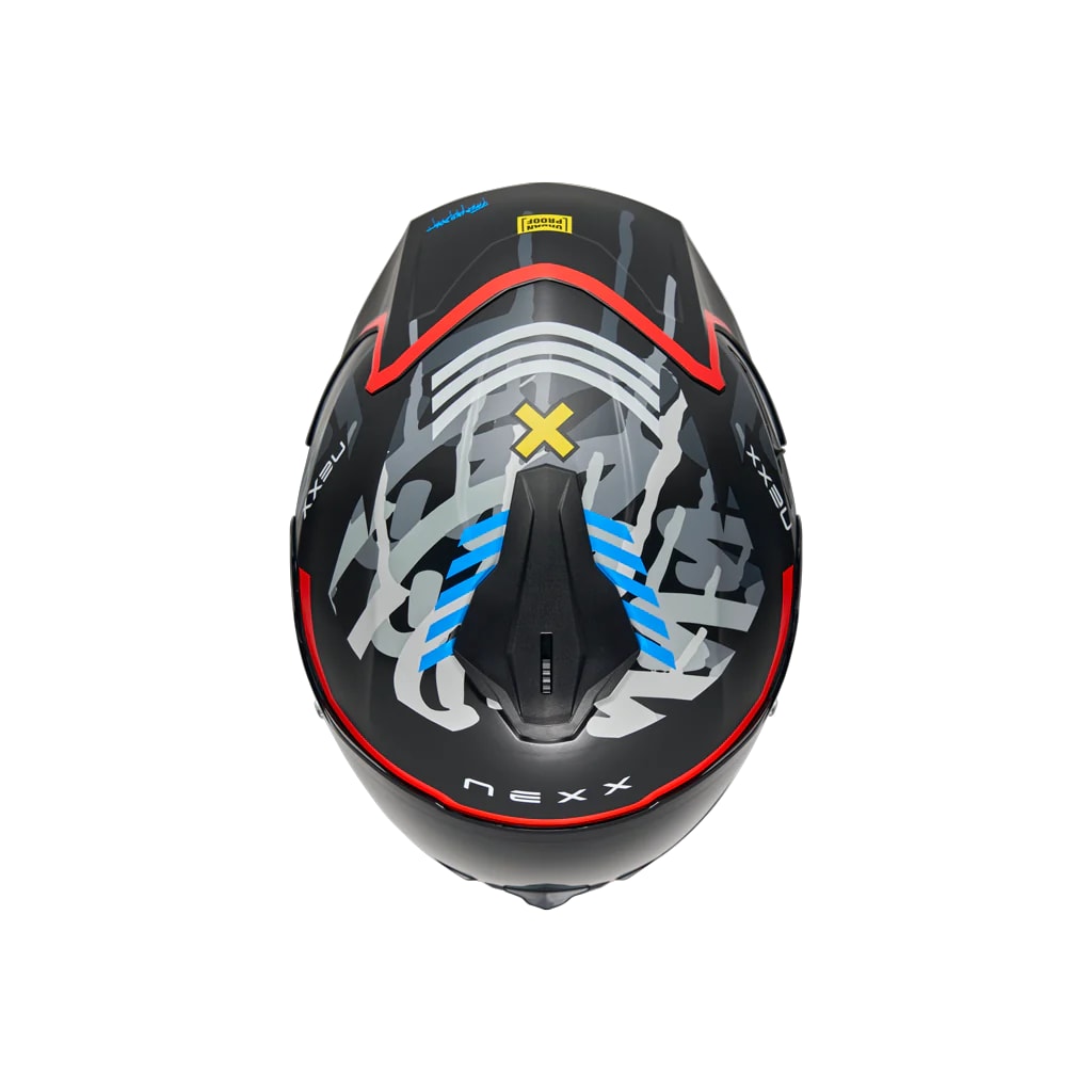 NEXX CASCO Y.100R URBANGRAM NEGRO ROJO4
