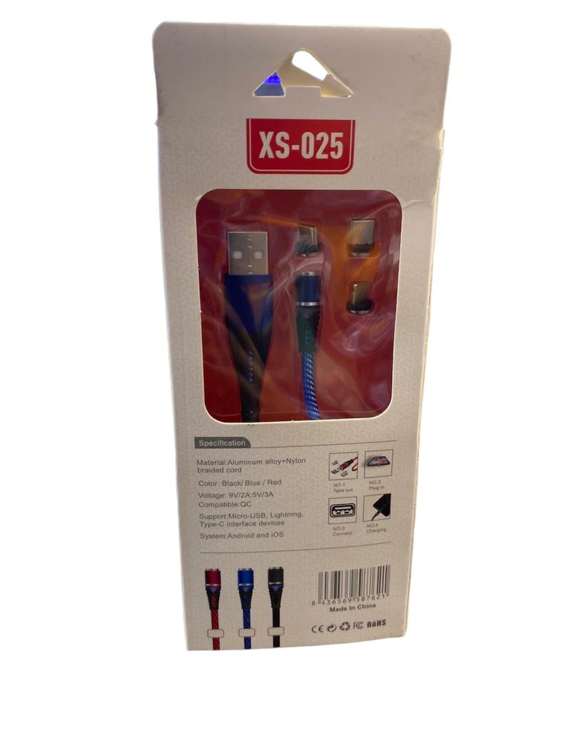CABLE MAGNETICO 3 EN 1 XS-025 MR-9205152