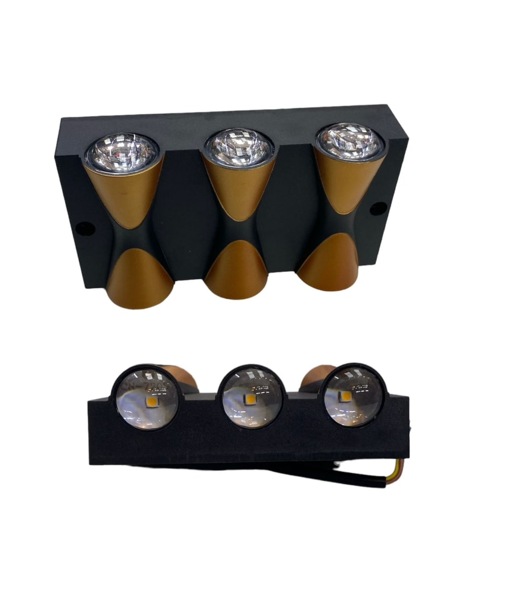 c8301 APLIQUE 6LEDEFECTO LUPA CALIDO  12W 3000K2