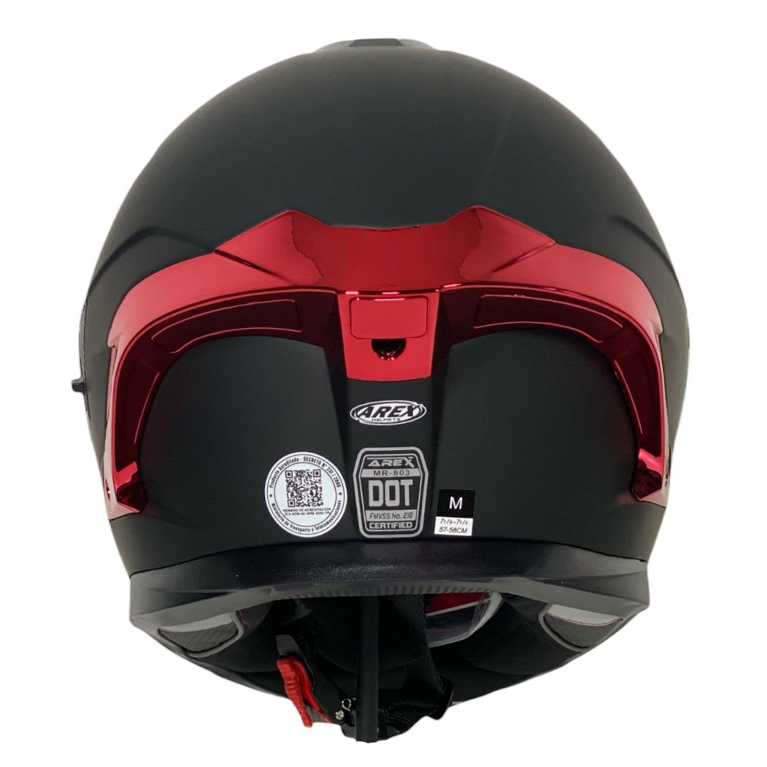 Casco Moto Integral Arex MR-803 DOT Doble Visor6