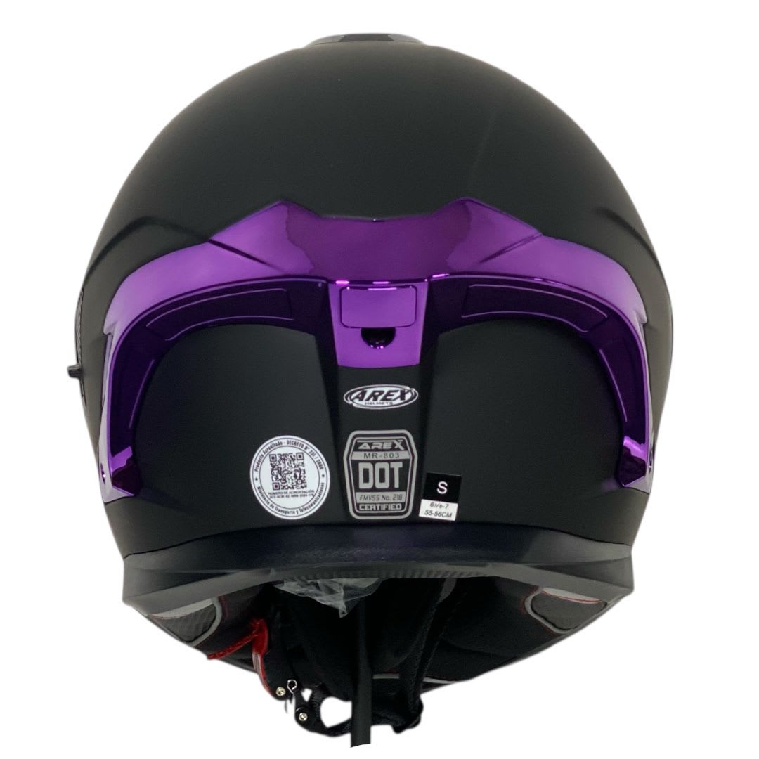 Casco Integral Arex MR-803 Certificado DOT + QR Chile7
