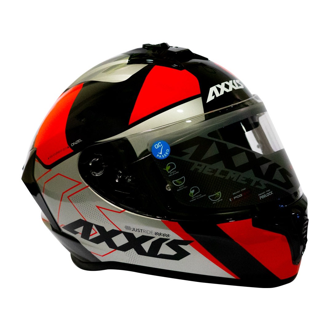 CASCO AXXIS DRAKEN CINZEL A5 ROJO BRILLO1