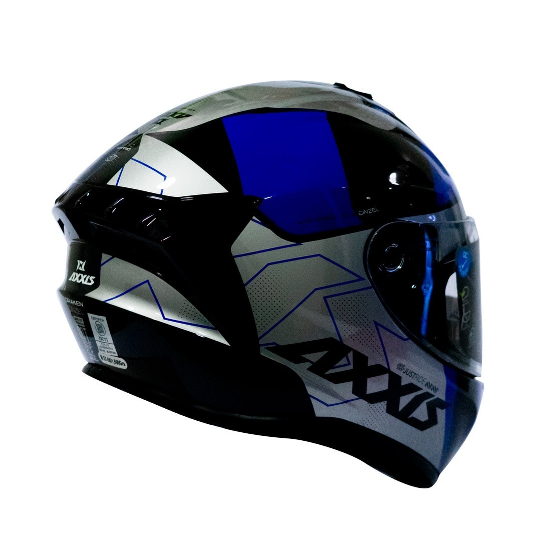 CASCO AXXIS DRAKEN CINZEL A7 AZUL BRILLO1