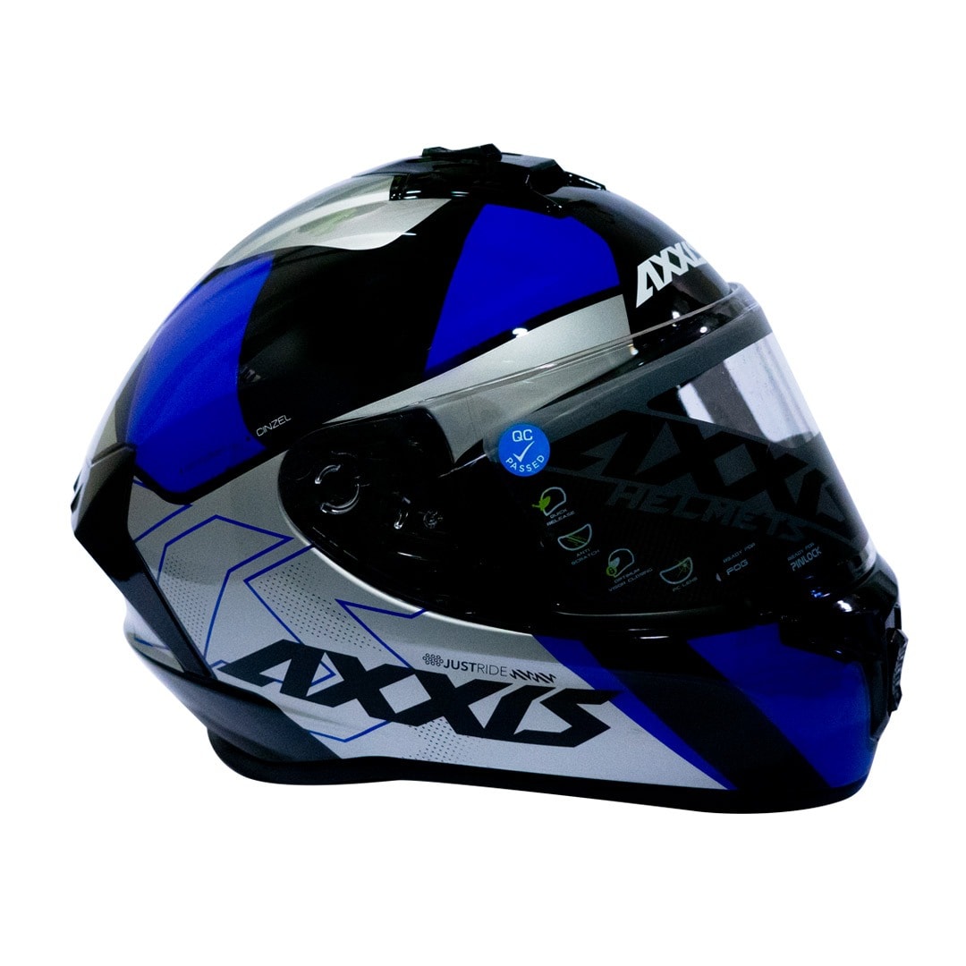 CASCO AXXIS DRAKEN CINZEL A7 AZUL BRILLO2