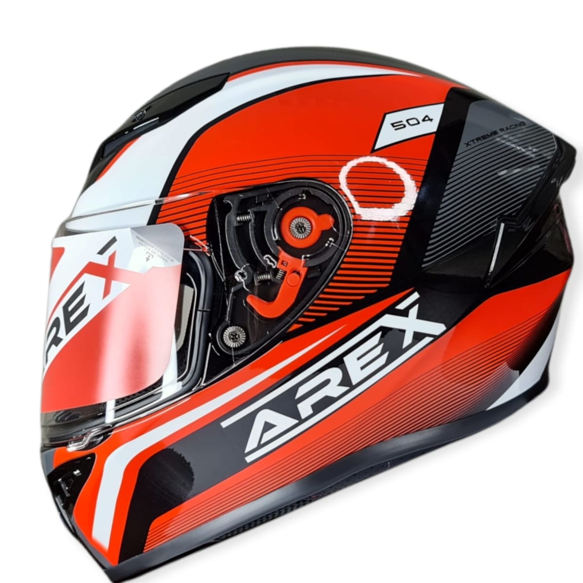 CASCO AREX INFINITI MR-16 BLANCO ROJO1