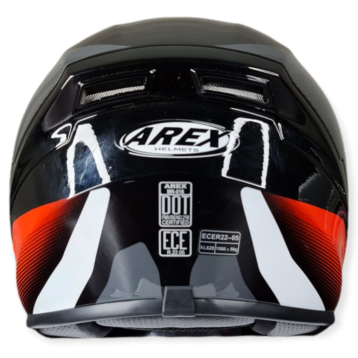 CASCO AREX INFINITI MR-16 BLANCO ROJO3