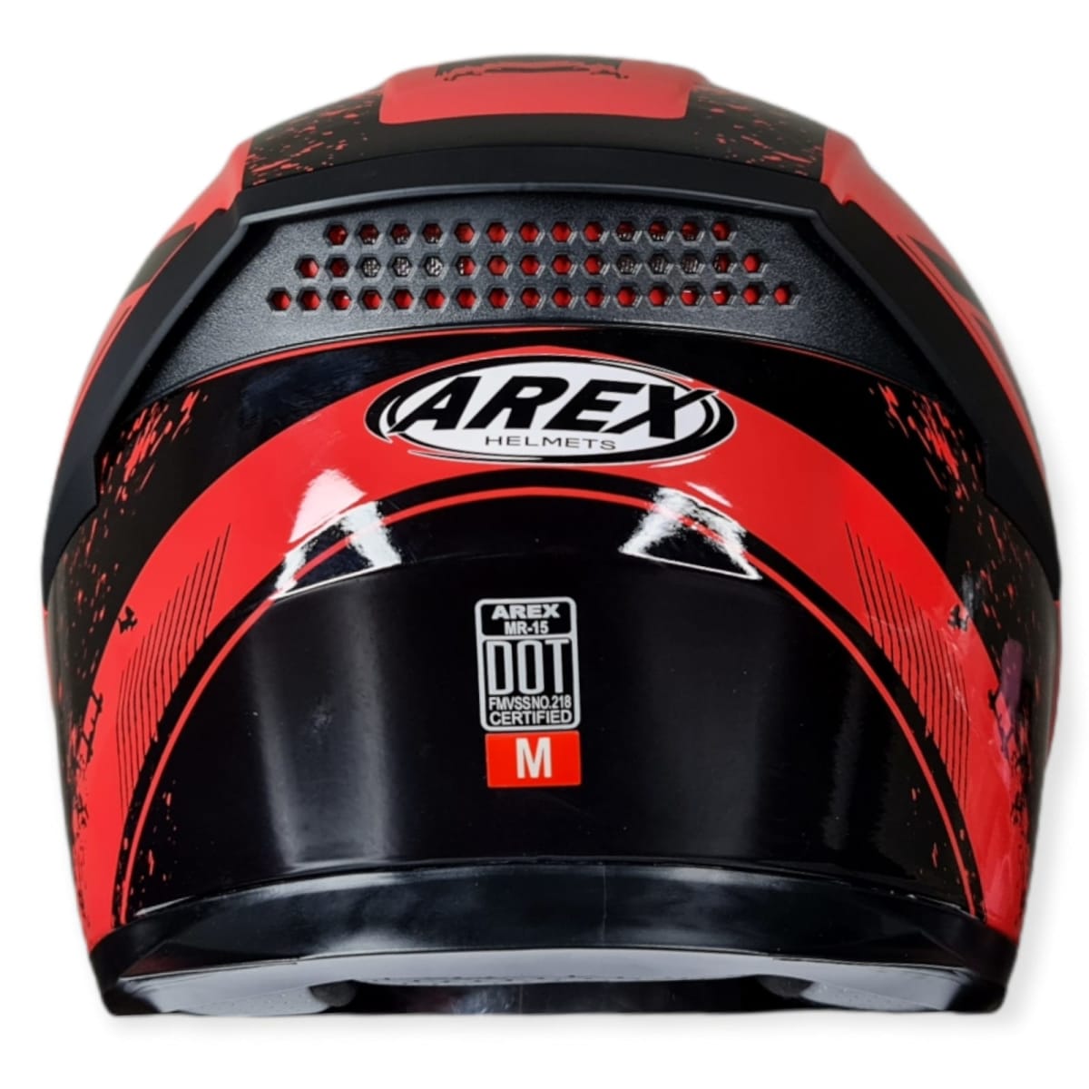 CASCO AREX TWISTER MR-15 NEGRO ROJO4