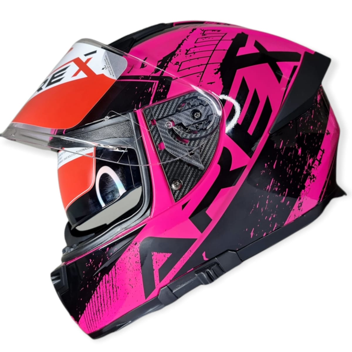 CASCO AREX TWISTER MR-15 NEGRO ROSA1