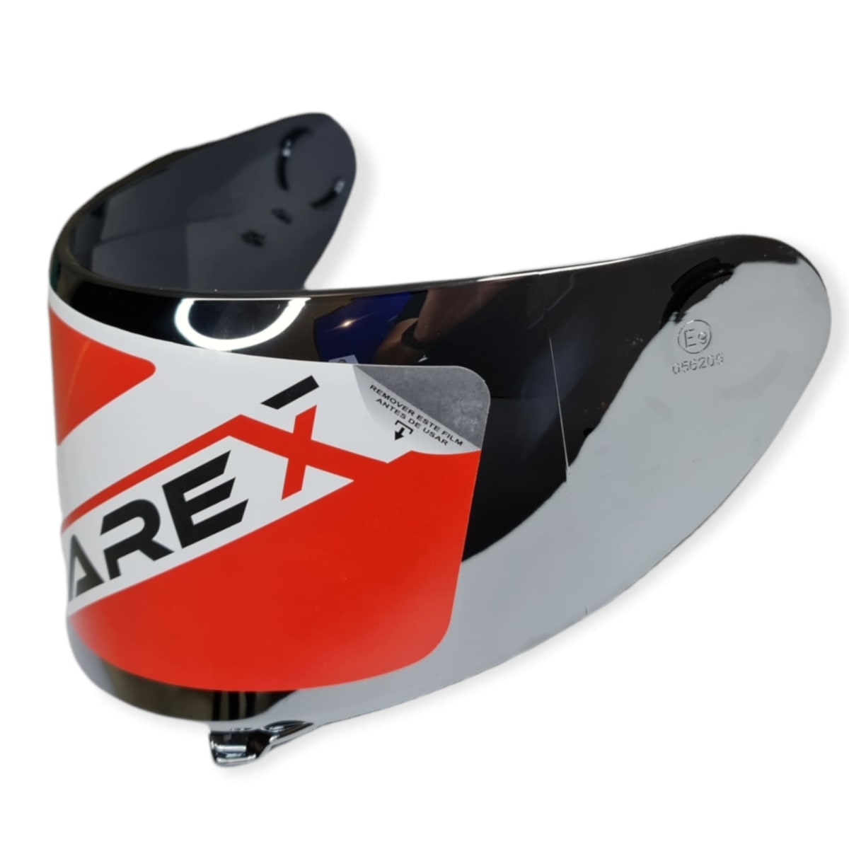 VISOR MICA AREX MR-16 IRIDIUM SILVER (ESPEJO)2