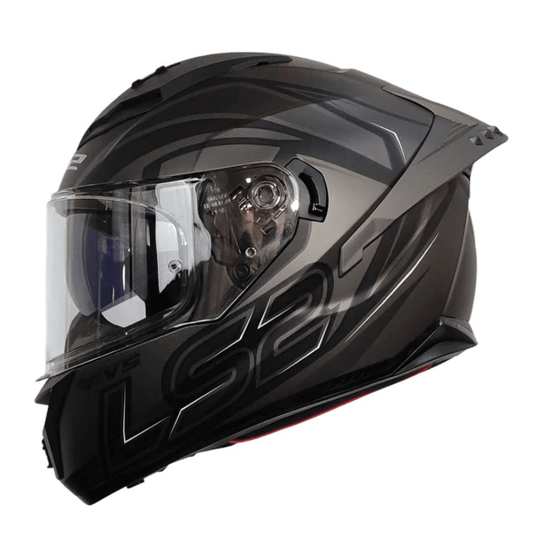 CASCO LS2 FF806 FUSION STINGULAR NEGRO GRIS MATE5
