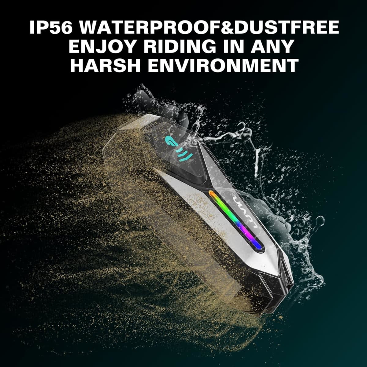 MANOS LIBRES PARA CASCO MOTO LUVIN GALAXY8 INTERCOMUNICADOR4