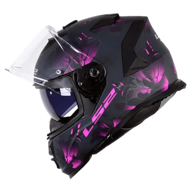 CASCO INTEGRAL LS2 FF800 STORM II BURST NEGRO ROSA MATTE3