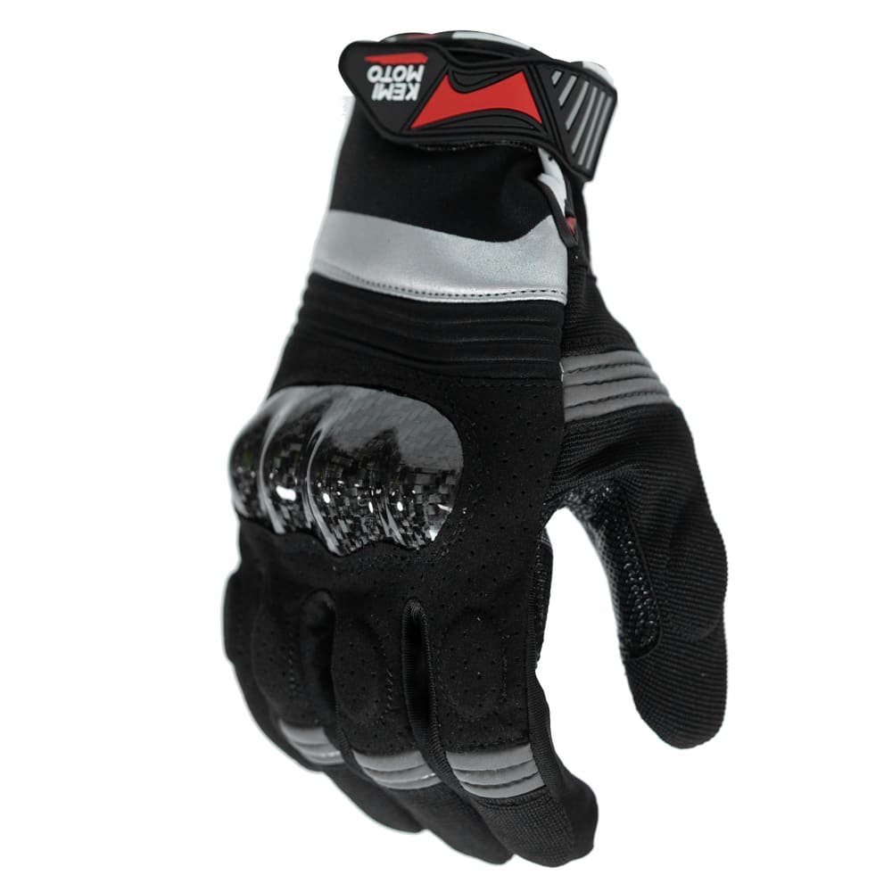 GUANTE KENIMOTO SC-034 NEGRO GRIS5