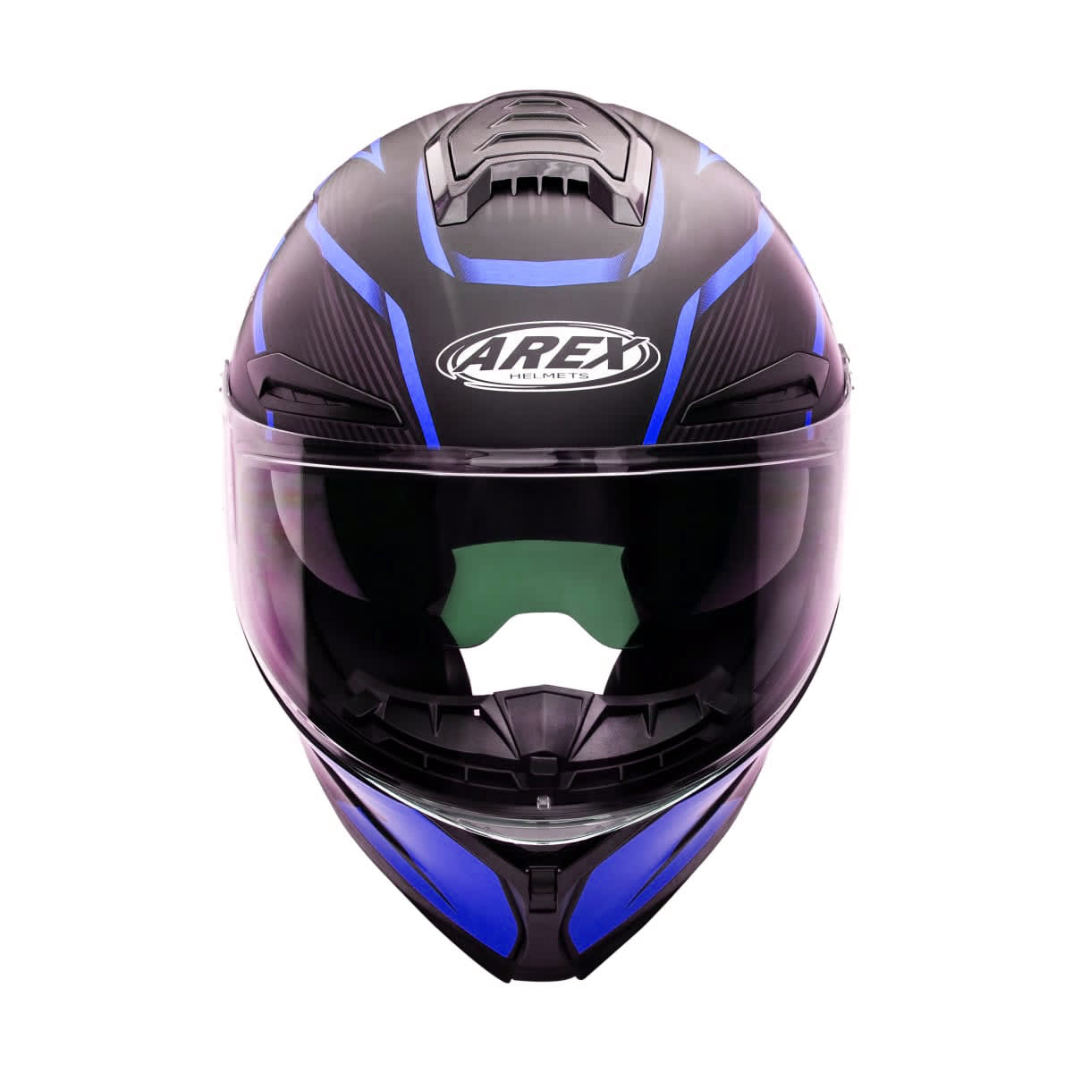 CASCO AREX MR-803 RUSH NEGRO MATTE AZUL3