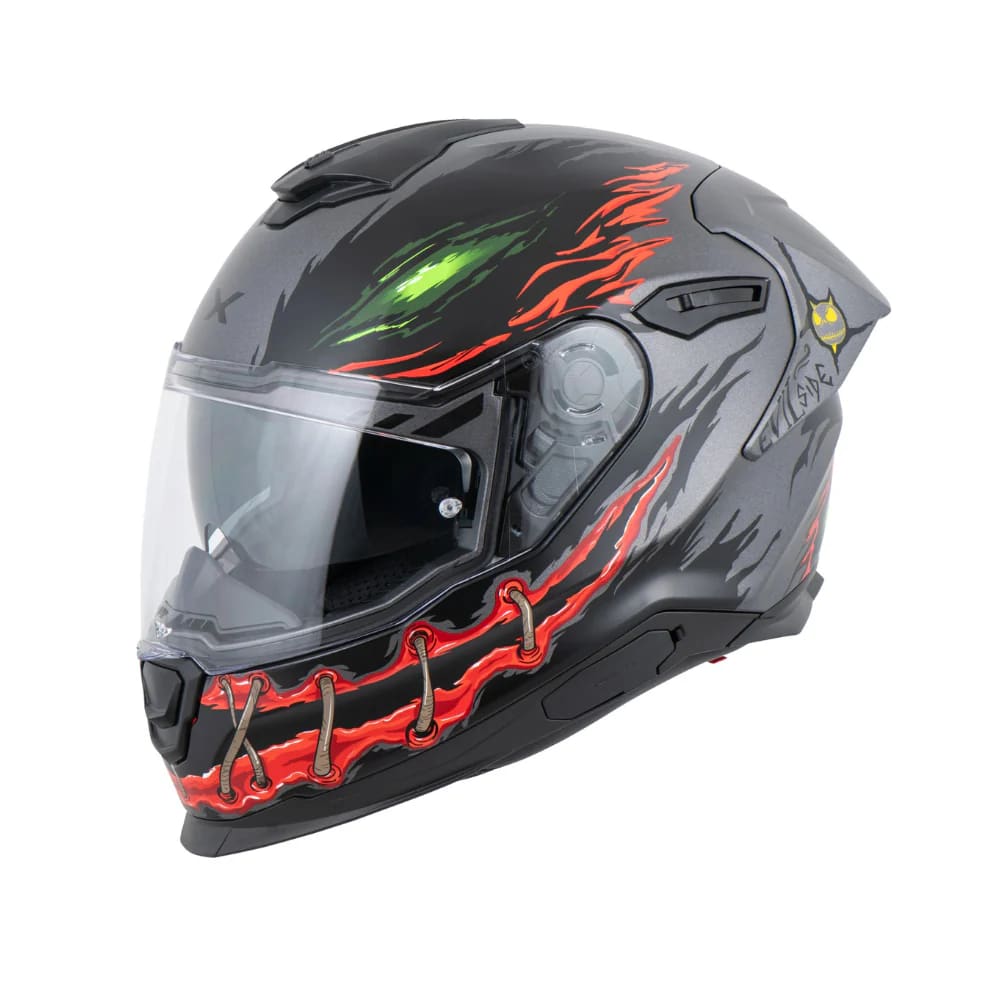 NEXX CASCO Y.100R NIGHT RIDER TITANIUM2