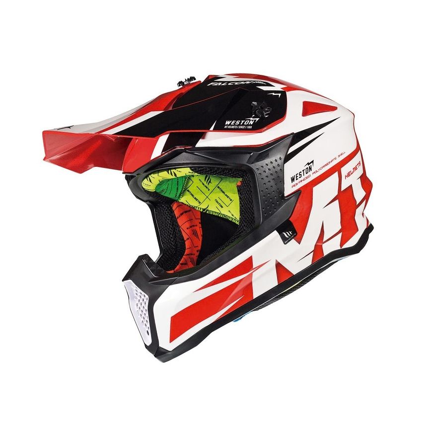 CASCO MT FALCON WESTON A0 ROJO MR7 Cascos, agv, motos