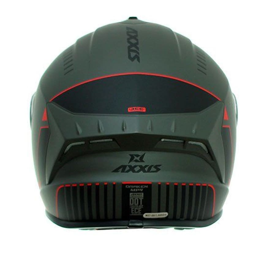 CASCO AXXIS DRAKEN MP4 NEGRO ROJO MR7 Cascos, agv, motos