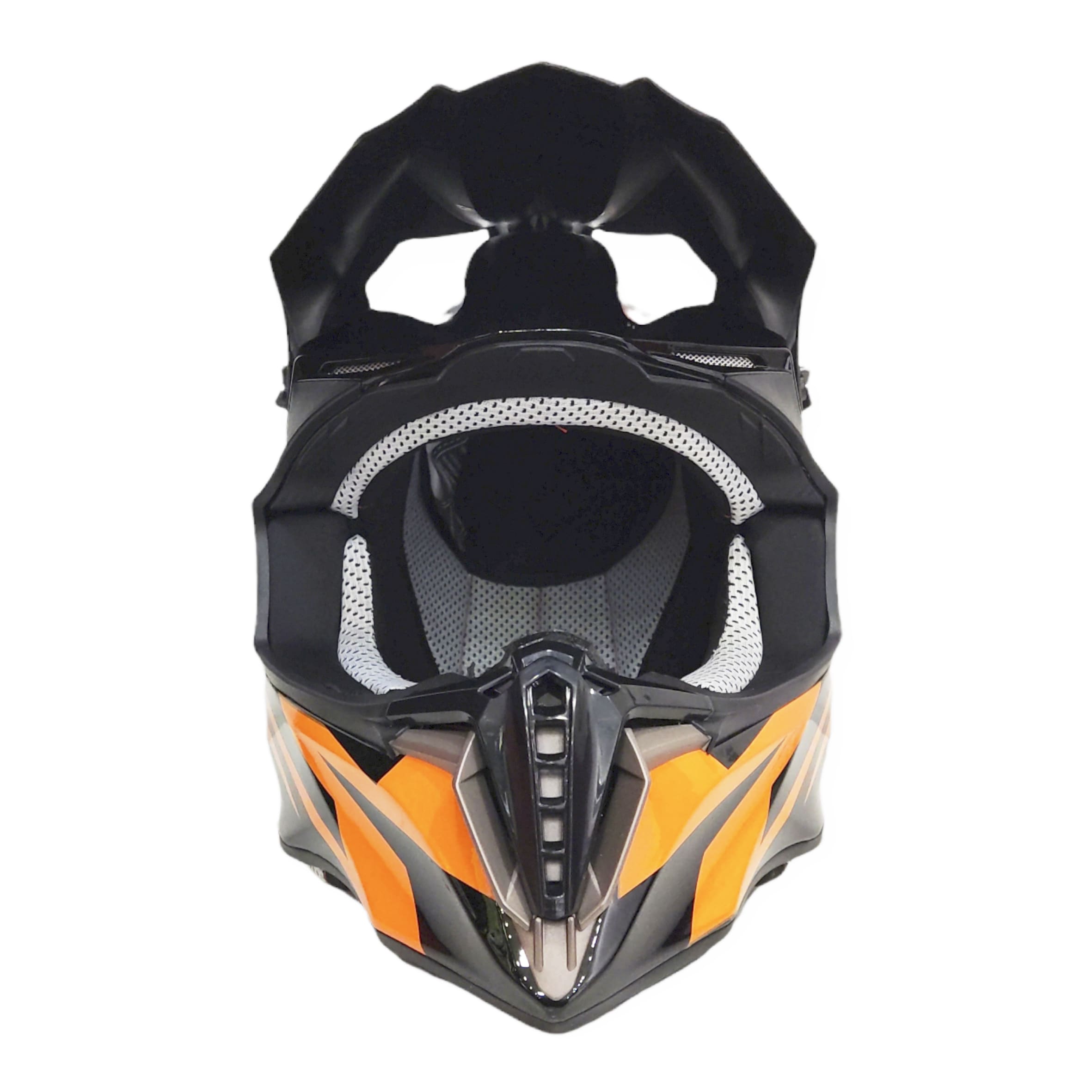 CASCO CROSS AREX MR-806 NEGRO NARANJO | MR7 - Cascos, agv, motos