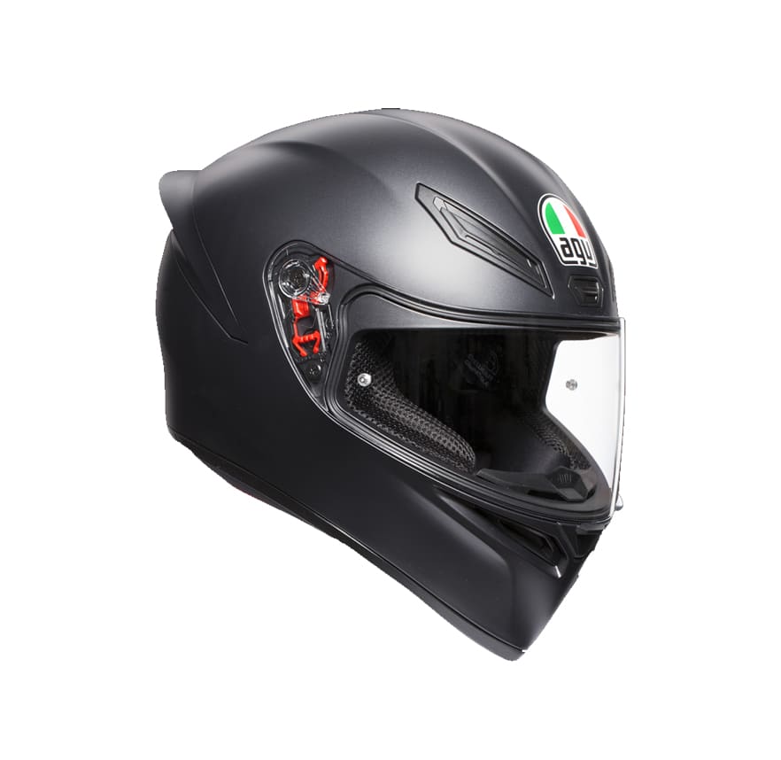 AGV K1　SHIFT BLACK/WHITE K1 S motorcycle road Helmets: Full-face and lightweight | AGV