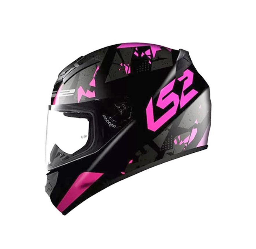 CASCO LS2 FF 352 PALIMNESIS NEGRO ROSA | MR7 - Cascos, agv, motos