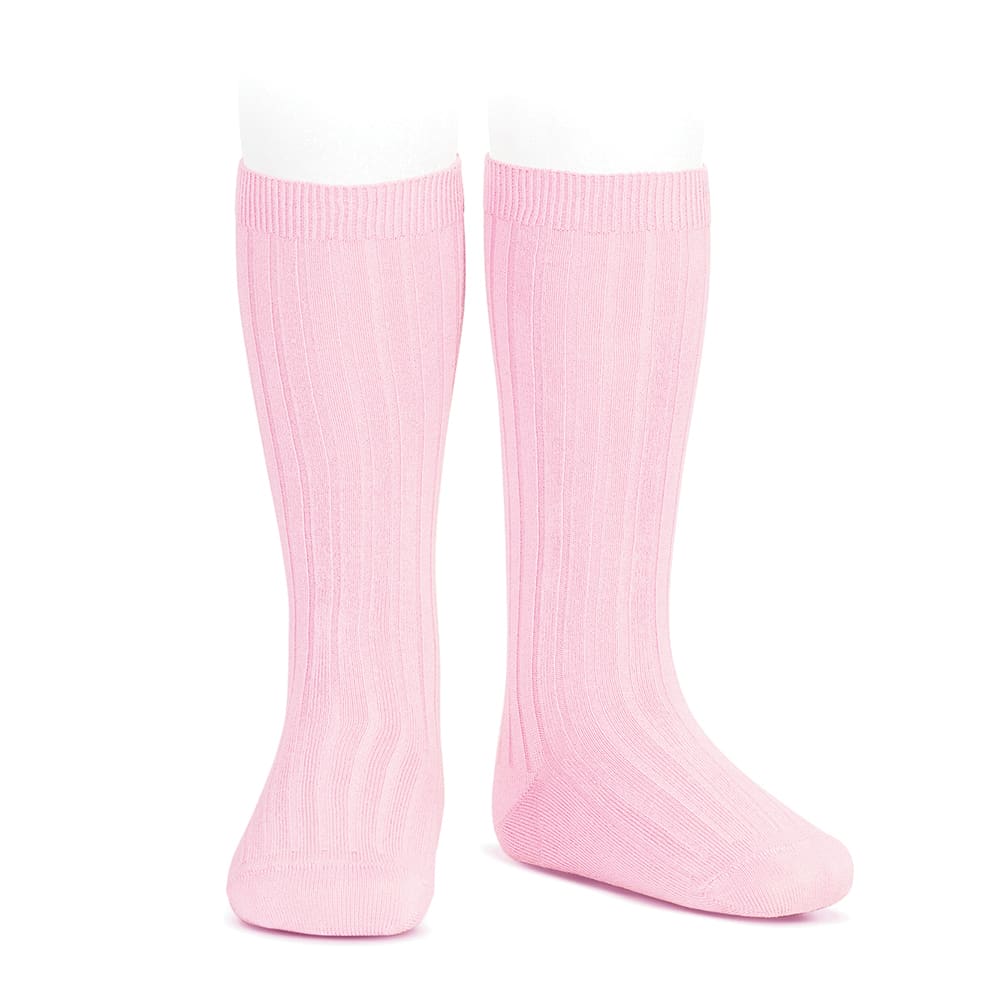 Calcetín Alto Canalé Rosa1