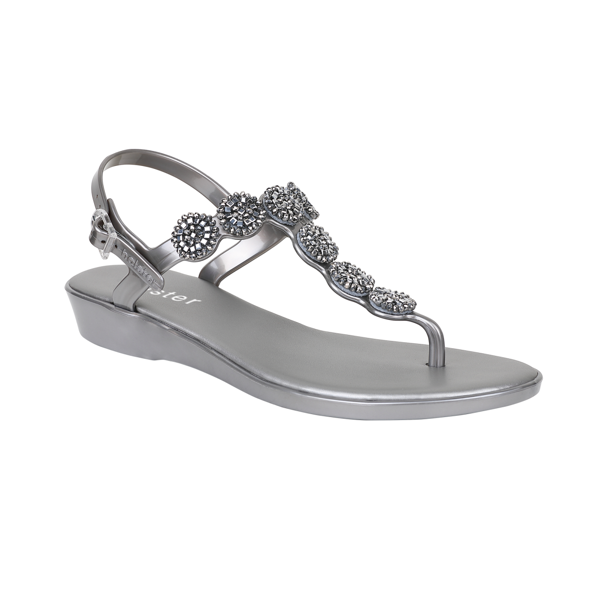 Sandalia Paris Wedge Pewter2