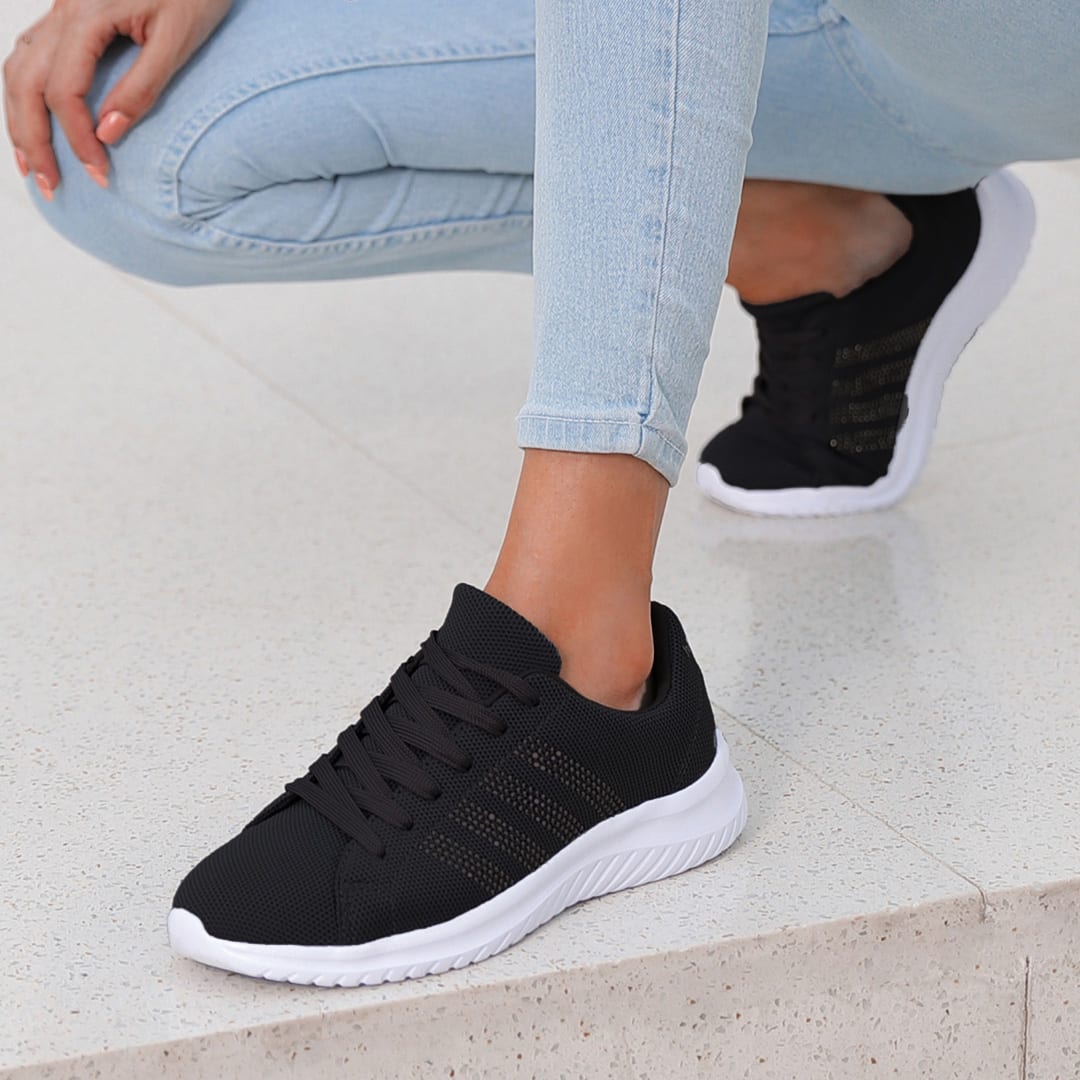Zapatilla Mujer Brooklyn Black3