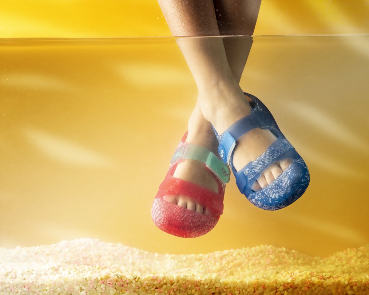 Sandalia Bondi Bicolor Marino/Verde3