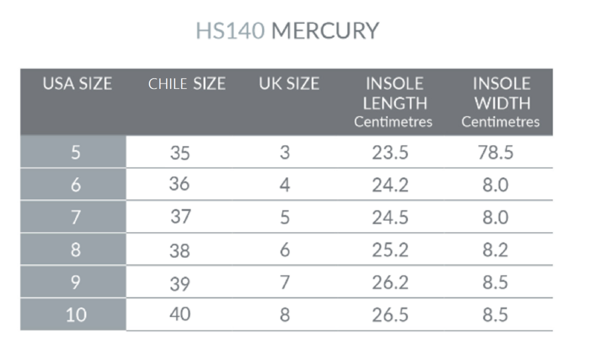 Zapatilla Mercury Silver4