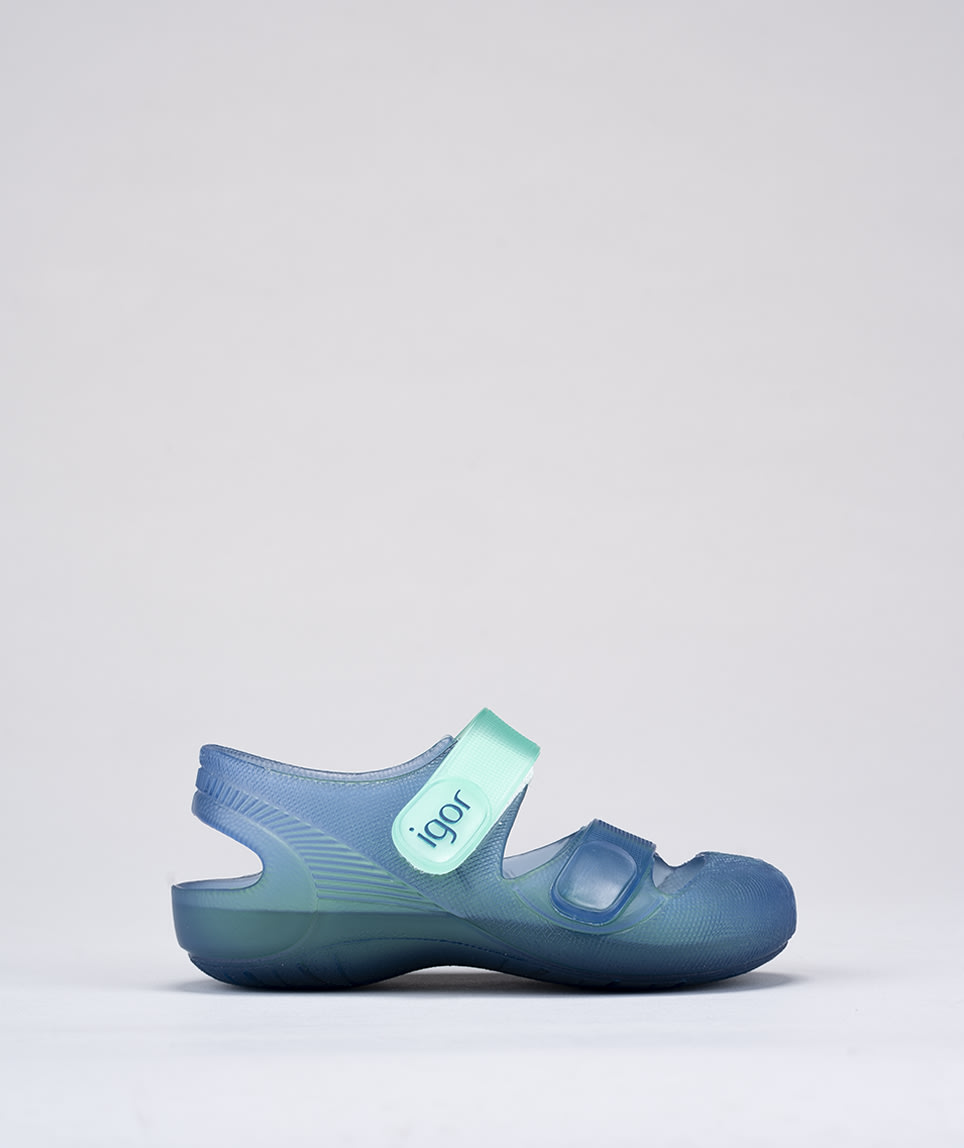 Sandalia Bondi Bicolor Marino/Verde4