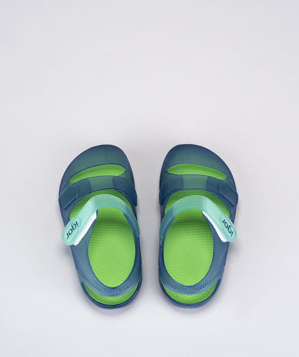 Sandalia Bondi Bicolor Marino/Verde5