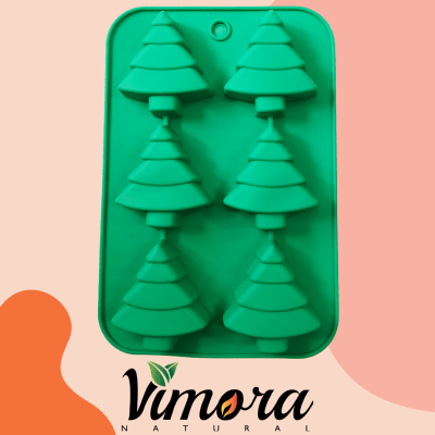 MOLDE SILICONA PINO 6 UNIDADES