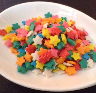 SPRINKLES ESTRELLAS MULTICOLORES MOSTACILLA 10 GRS