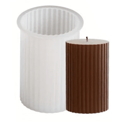 MOLDE SILICONA CILINDRICO LÍNEAS 5.7X7.2 CM1