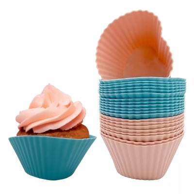 Molde Silicona Cupcake Corazón Unidad