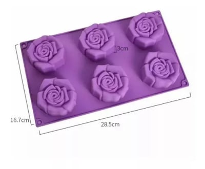 MOLDE SILICONA ROSA
