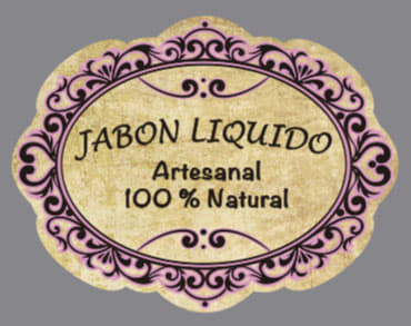 FM2 Etiqueta 5.0 x 3.8 (X6) Jabon Liquido Artesanal Natural1