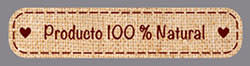 FB1 Etiqueta (X10) 6.5 x 1.4 Producto Natural