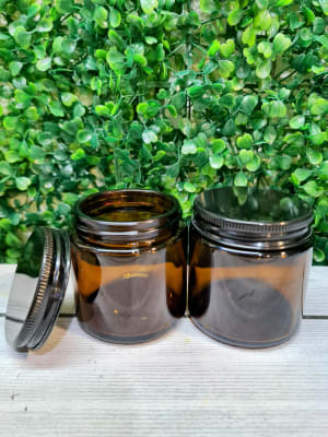 PACK 10 FRASCO AMBAR VIDRIO 100 GRS