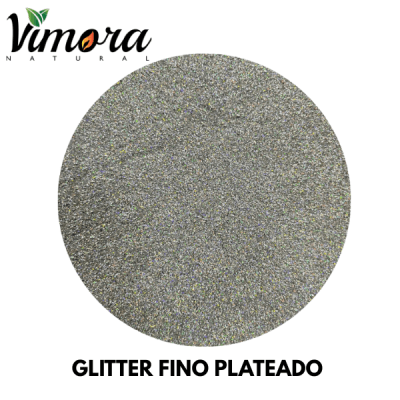 Glitter Fino Plateado 5 grs