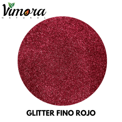 Glitter Fino Rojo 2 grs