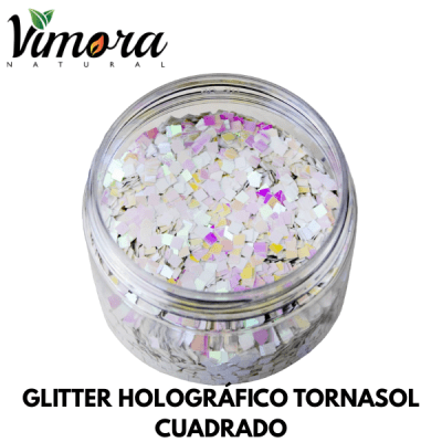 Glitter Holográfico Tornasol Cuadrado