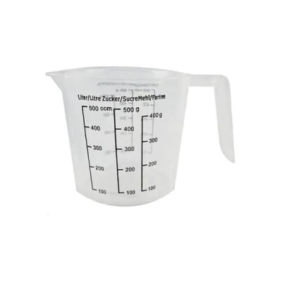 JARRO MEDIDOR PLASTICO 500 ML