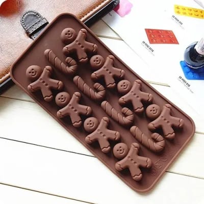 MOLDE SILICONA GALLETA BASTON JENGIBRE MINI