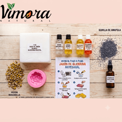 Kit Principiante Jabon Glicerina Blanca 3