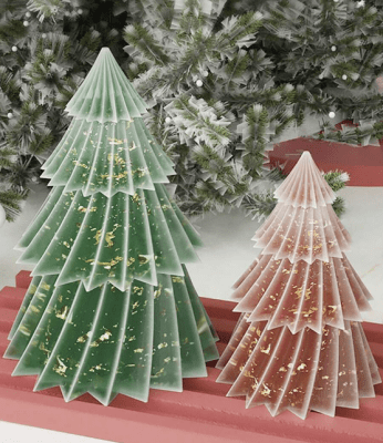 MOLDE SILICONA ARBOL DE NAVIDAD GRANDE