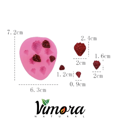 MOLDE SILICONA FRUTILLA 3