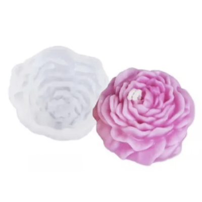 MOLDE SILICONA PEONIA 2